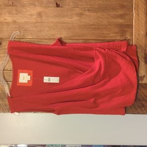 Red Surplus Sleeveless Top